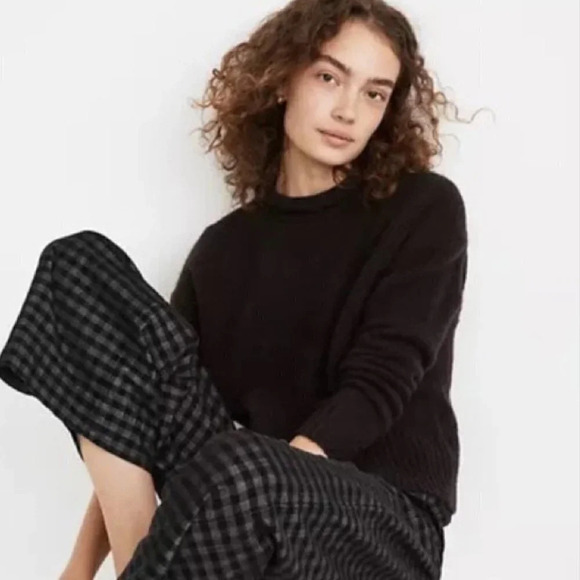 NWT Madewell Fulton Puff Neck Trim Pullover Small - Picture 2 of 11